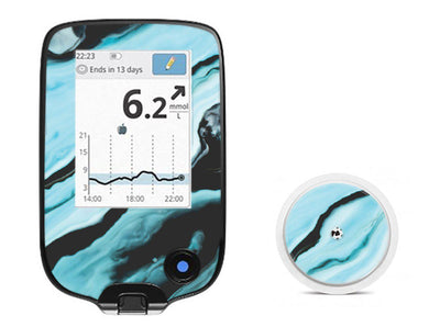 Modern Marble for Freestyle Libre 2 Modern Marble for Freestyle Libre 2