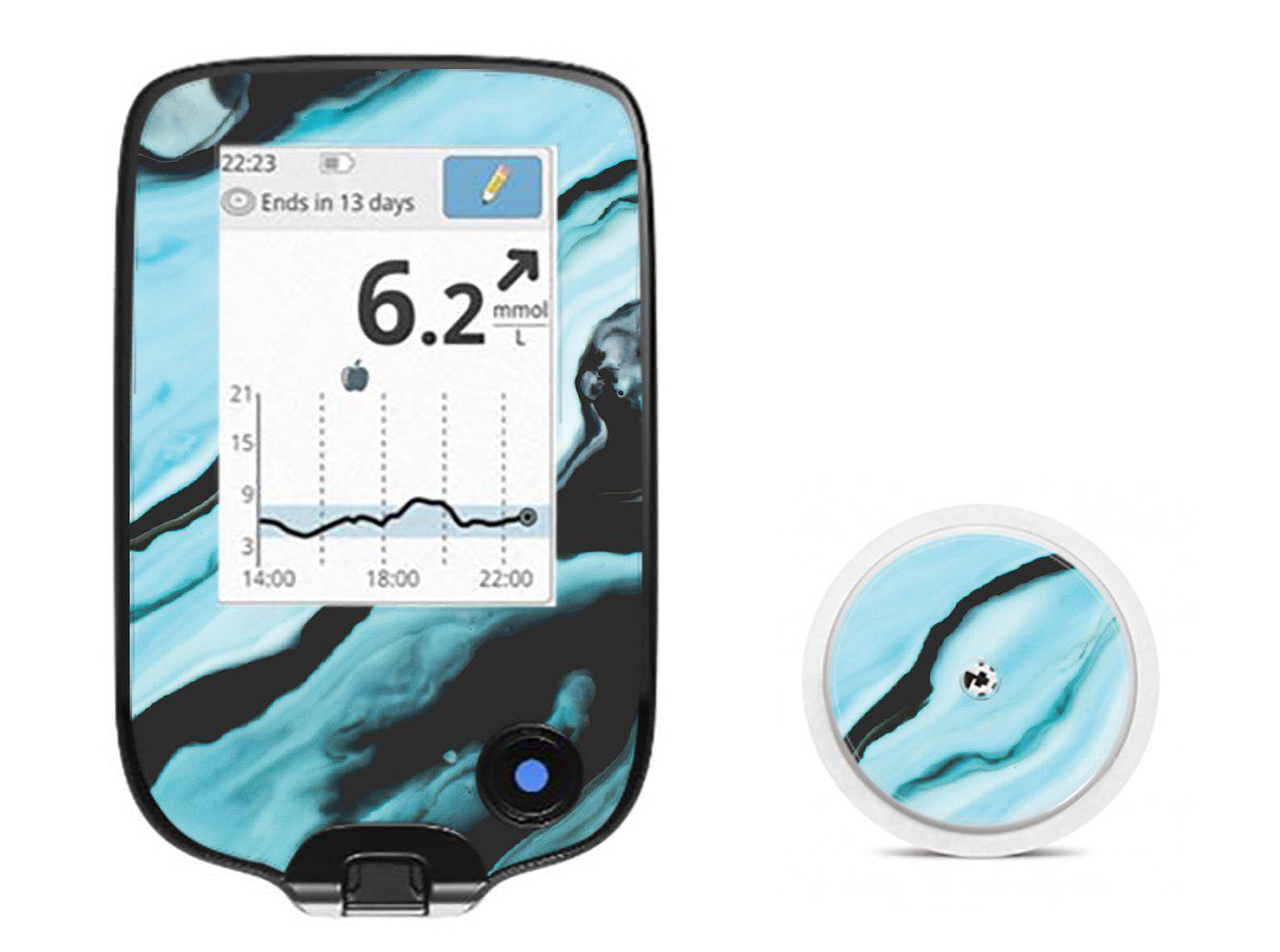 Modern Marble for Freestyle Libre 2 Modern Marble for Freestyle Libre 2