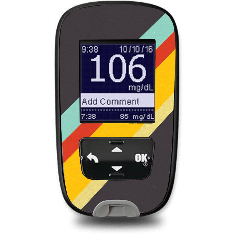 Monaco Stripes Sticker for the Accu-Chek Guide Glucometer Monaco Stripes Sticker for the Accu-Chek Guide Glucometer