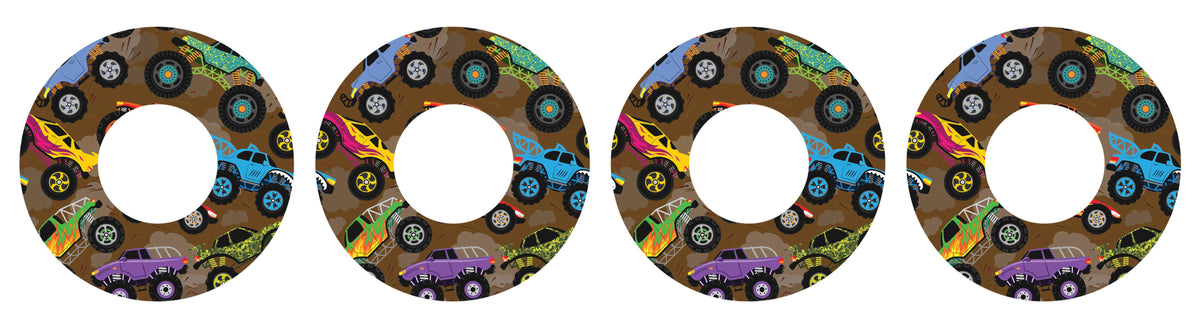 Monster Trucks Patch Tape Designed for the FreeStyle Libre 2 Monster Trucks Patch Tape Designed for the FreeStyle Libre 2