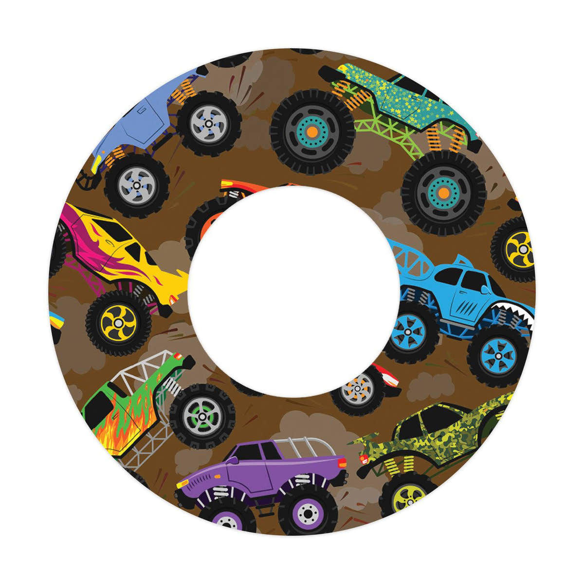 Monster Trucks Patch Tape Designed for the FreeStyle Libre 2 Monster Trucks Patch Tape Designed for the FreeStyle Libre 2