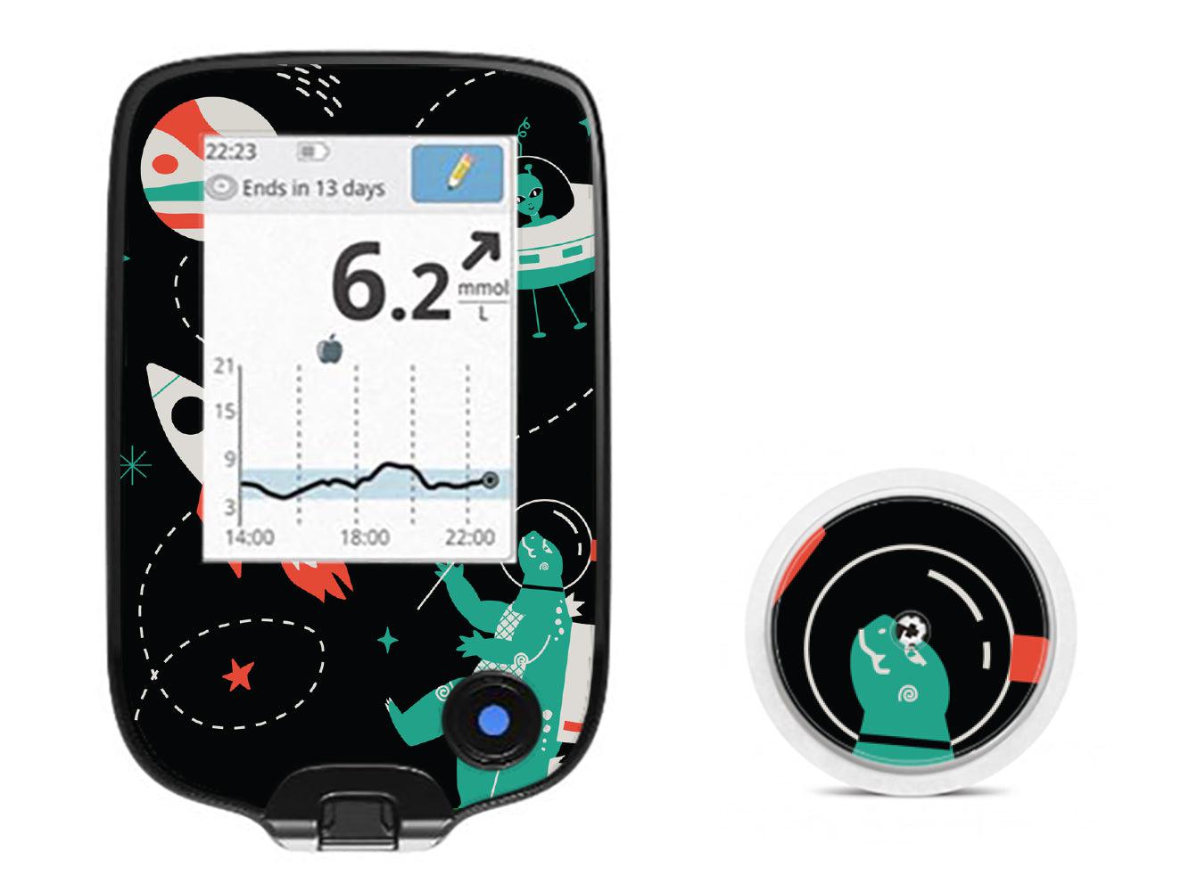 Monster in Space Freestyle Libre 2 Sticker Monster in Space Freestyle Libre 2 Sticker