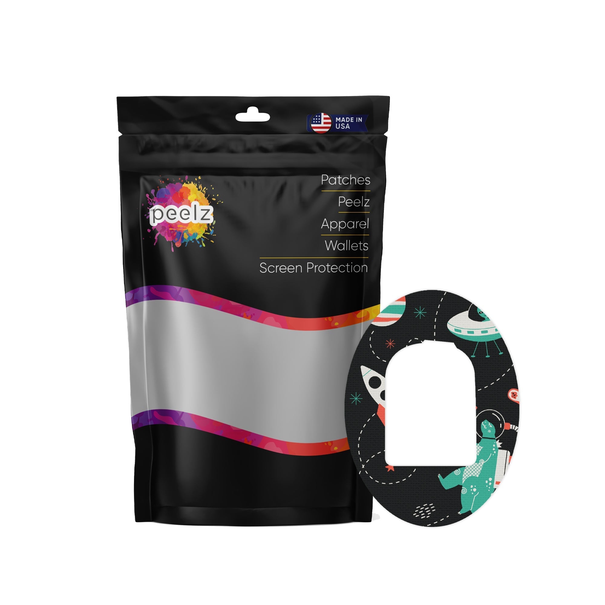 Monster in Space Pod Patch Tape - Pump Peelz Monster in Space Pod Patch Tape - Pump Peelz