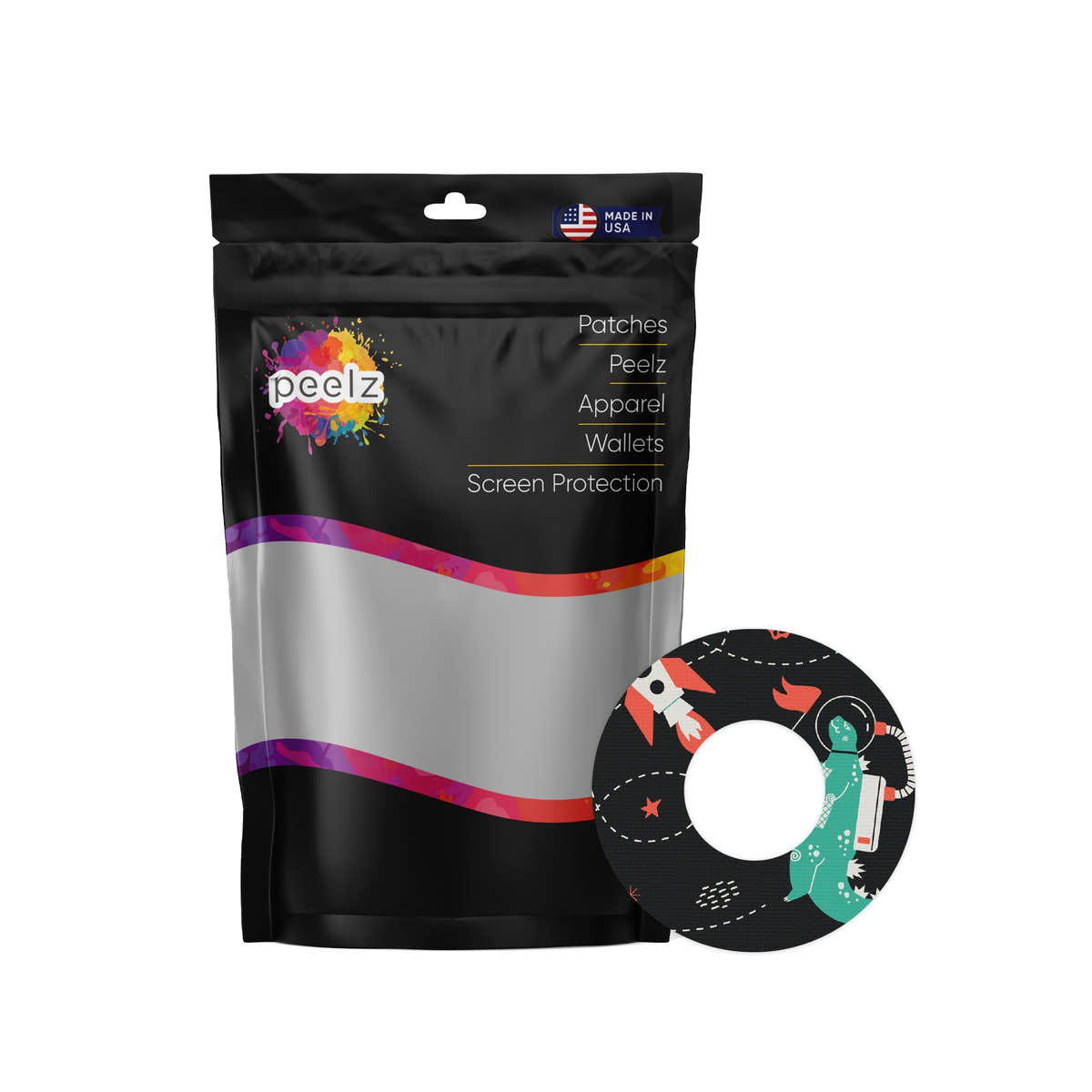 Monster in Space Patch Tape Designed for the FreeStyle Libre 2 Monster in Space Patch Tape Designed for the FreeStyle Libre 2