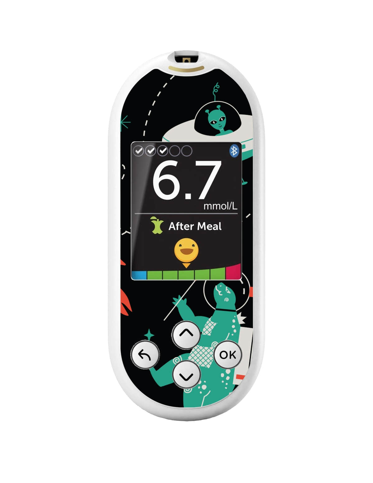 Monster in Space for OneTouch Verio Reflect Glucometer Monster in Space for OneTouch Verio Reflect Glucometer