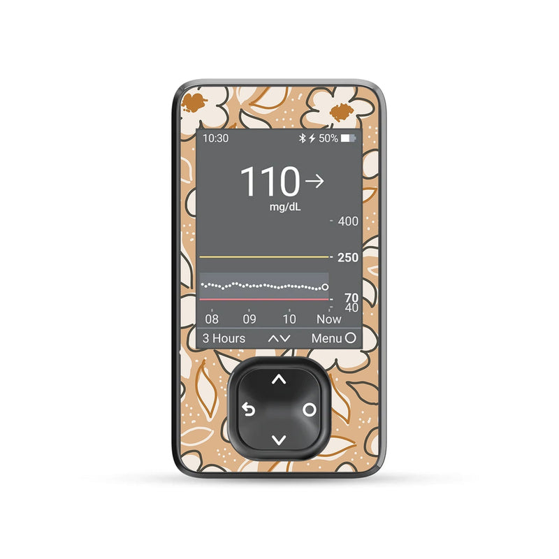 Muted Floral DEXCOM G7 Touchscreen Receiver Muted Floral DEXCOM G7 Touchscreen Receiver