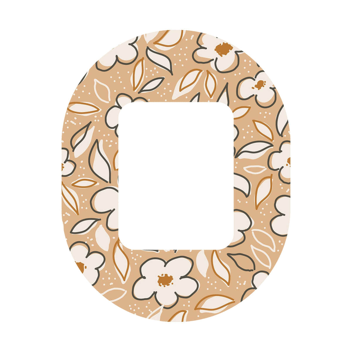 Muted Floral Tandem Mobi Patch Tape - Pump Peelz Muted Floral Tandem Mobi Patch Tape - Pump Peelz