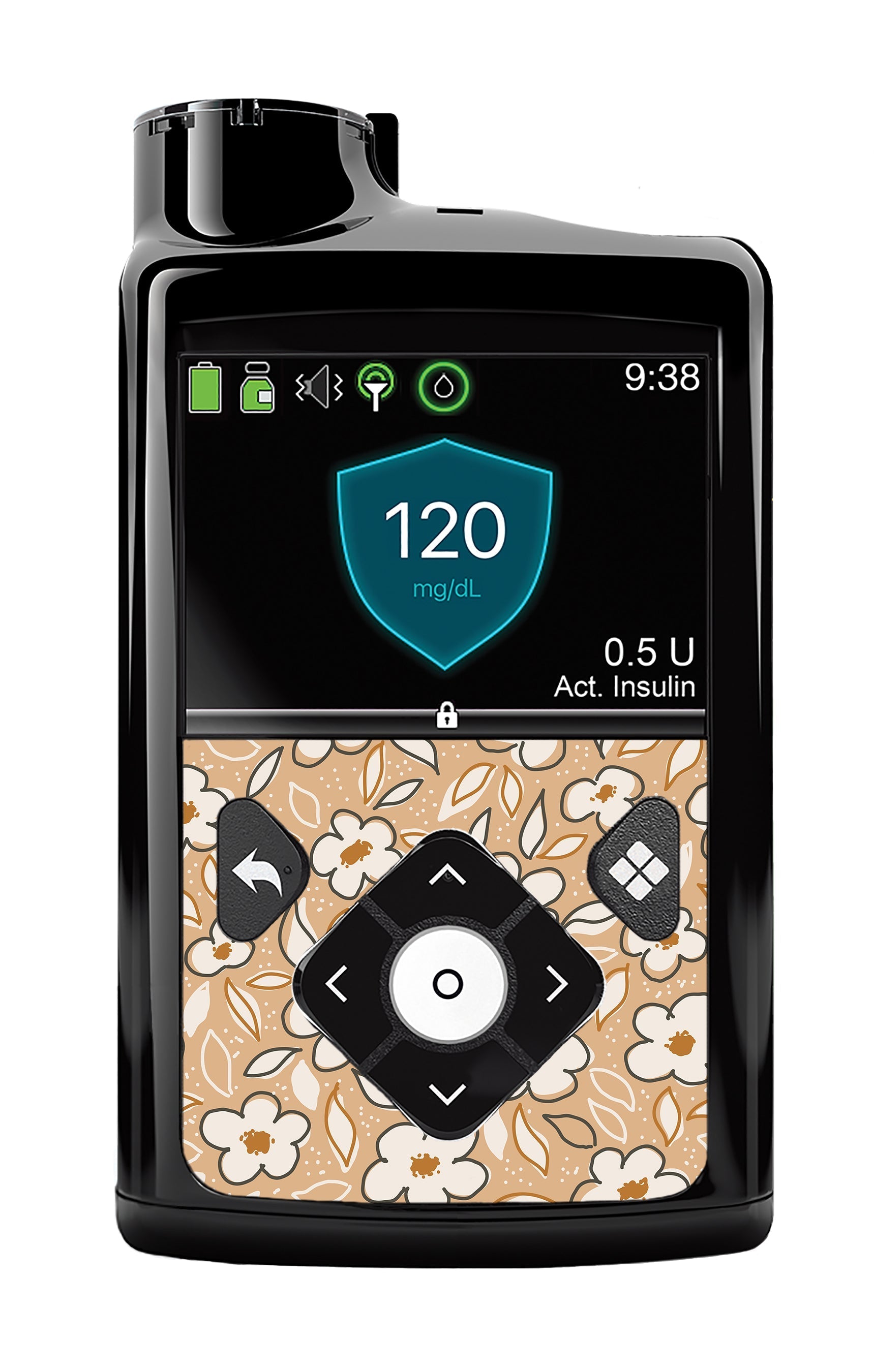 Muted Floral for Medtronic MiniMed 770G & 780G Muted Floral for Medtronic MiniMed 770G & 780G