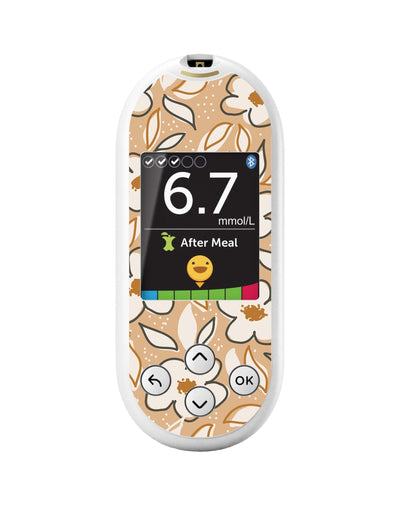 Muted Floral for OneTouch Verio Reflect Glucometer Muted Floral for OneTouch Verio Reflect Glucometer