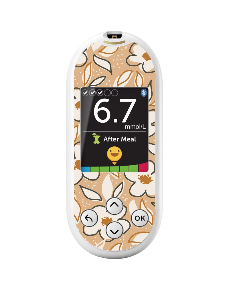 Muted Floral for OneTouch Verio Reflect Glucometer Muted Floral for OneTouch Verio Reflect Glucometer