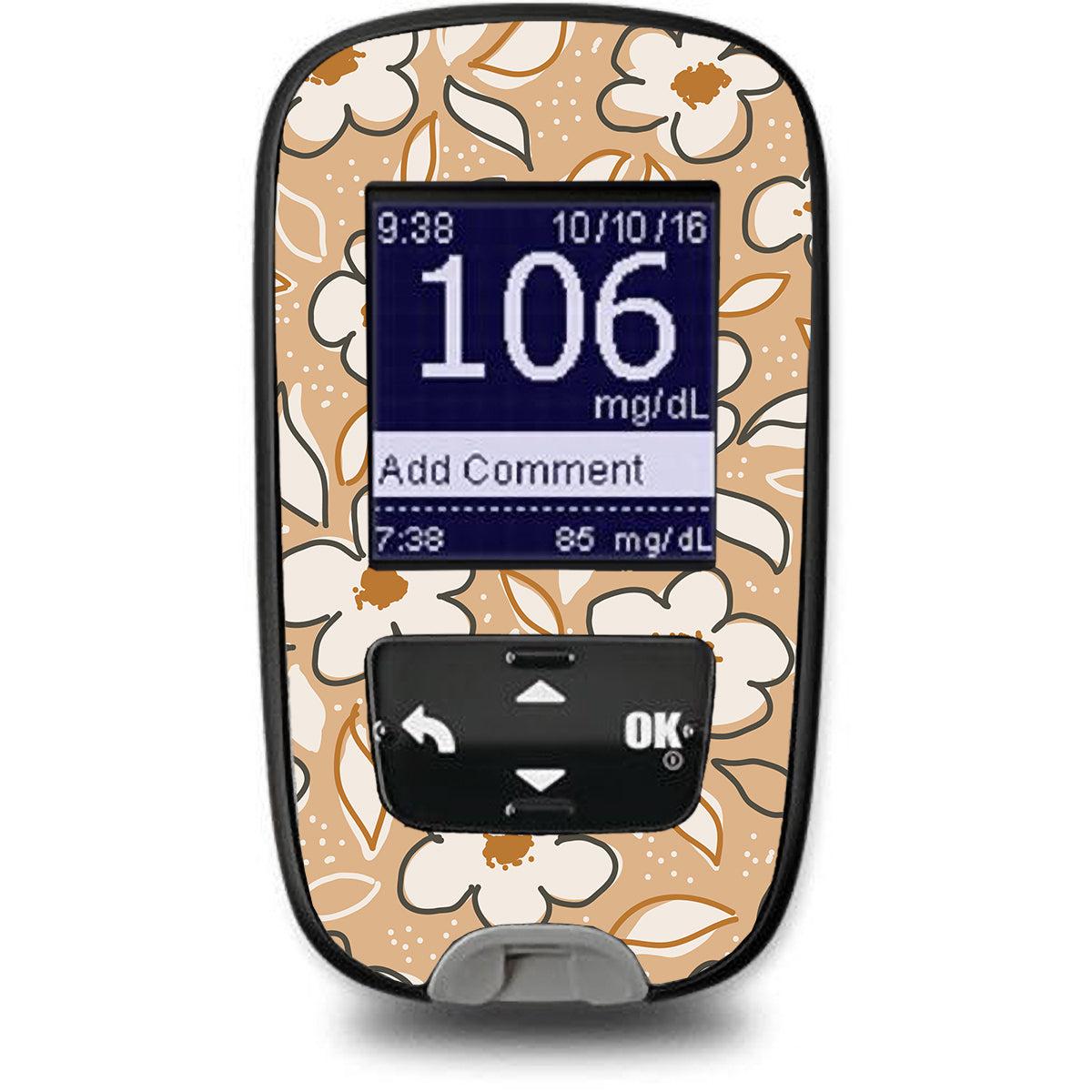Muted Floral for the Accu-Chek Guide Glucometer Muted Floral for the Accu-Chek Guide Glucometer