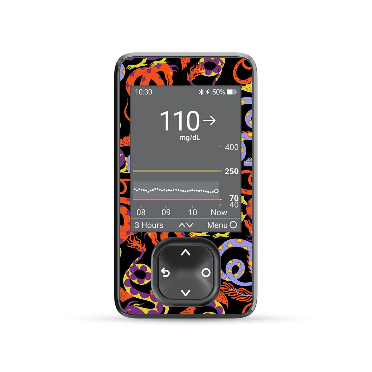 Mystic Dragons DEXCOM G7 and Stelo and G6 Touchscreen Receiver Sticker Mystic Dragons DEXCOM G7 and Stelo and G6 Touchscreen Receiver Sticker
