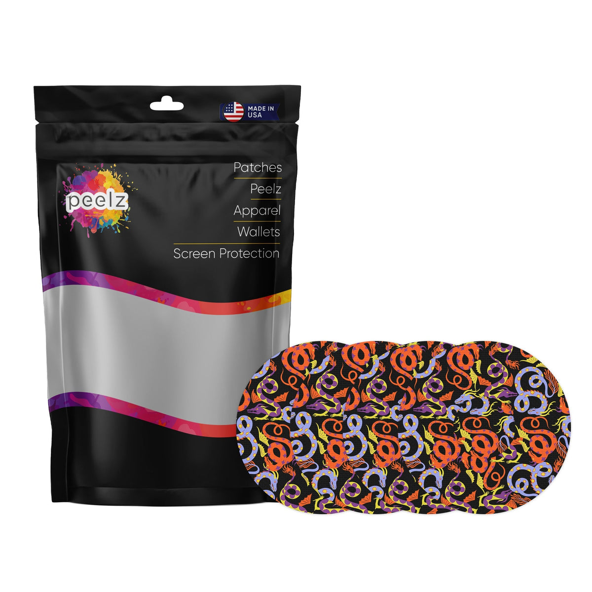 Mystic Dragons Patch Tape Designed for the FreeStyle Libre 3 Plus & Lingo Mystic Dragons Patch Tape Designed for the FreeStyle Libre 3 Plus & Lingo