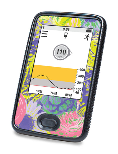 Neon Floral DEXCOM G6 Touchscreen Receiver Neon Floral DEXCOM G6 Touchscreen Receiver