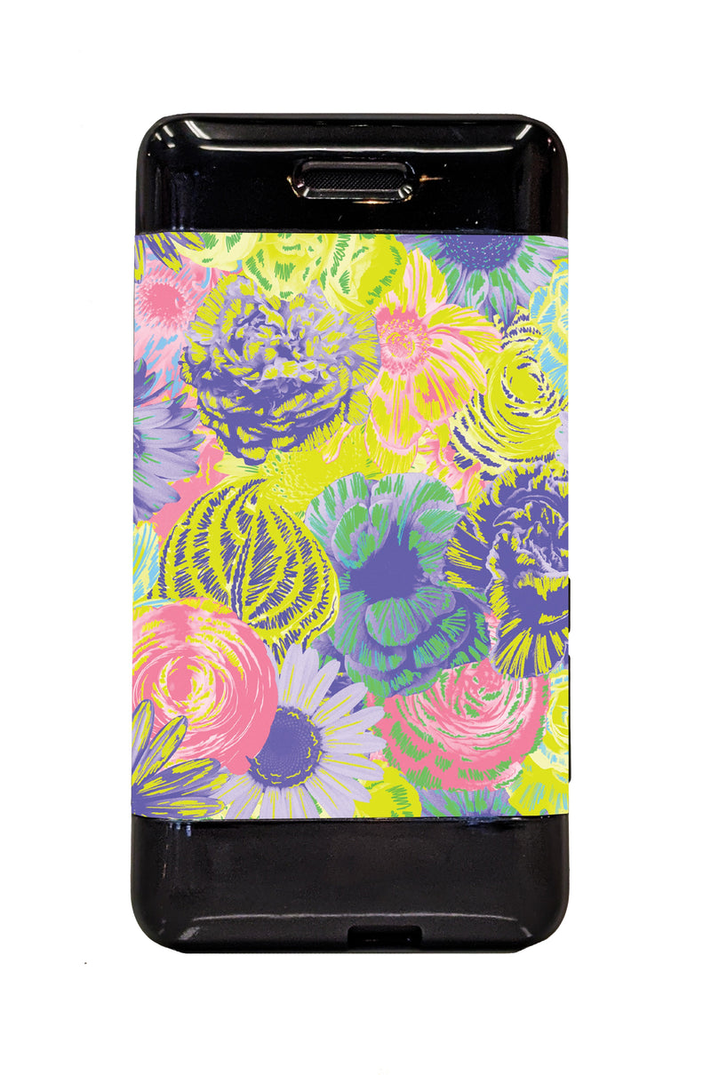 Neon Floral Sticker for Omnipod DASH® PDM – Pump Peelz Neon Floral Sticker for Omnipod DASH® PDM – Pump Peelz