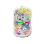 Neon Floral for OneTouch Verio Flex Glucometer Neon Floral for OneTouch Verio Flex Glucometer