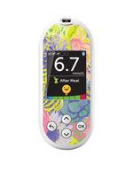 Neon Floral for OneTouch Verio Reflect Glucometer Neon Floral for OneTouch Verio Reflect Glucometer