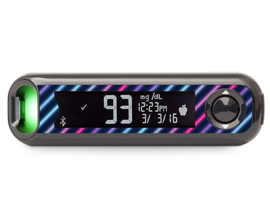 Neon Stripes for Bayer Contour© Next One Glucometer Neon Stripes for Bayer Contour© Next One Glucometer