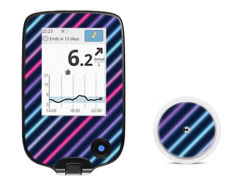 Neon Stripes for Freestyle Libre 2 Neon Stripes for Freestyle Libre 2