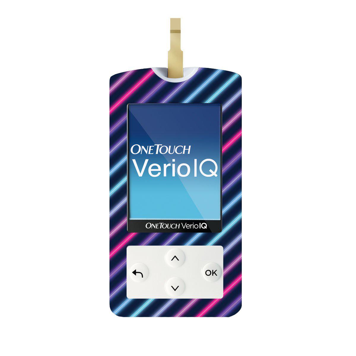 Neon Stripes for OneTouch Verio IQ Glucometer Neon Stripes for OneTouch Verio IQ Glucometer