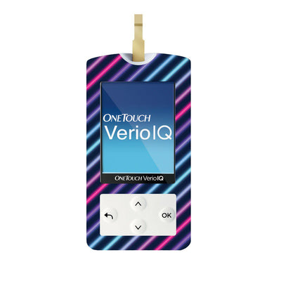 Neon Stripes for OneTouch Verio IQ Glucometer Neon Stripes for OneTouch Verio IQ Glucometer