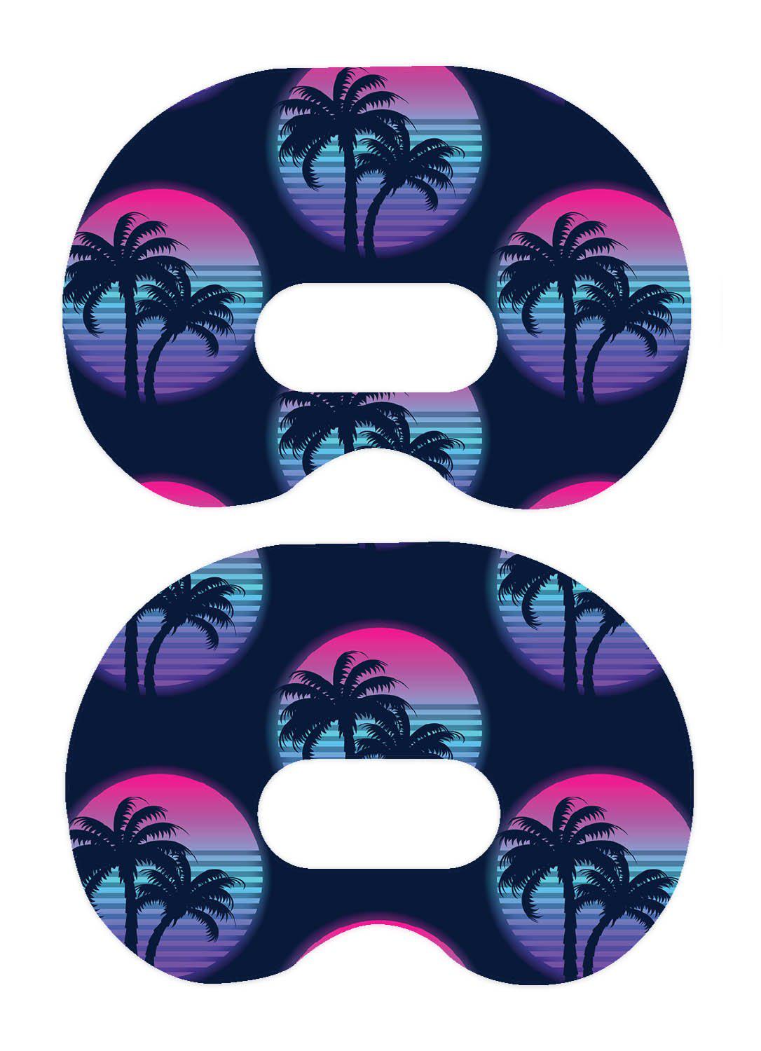 Neon Sunset Medtronic Guardian Connect Patch Tape - Pump Peelz Neon Sunset Medtronic Guardian Connect Patch Tape - Pump Peelz