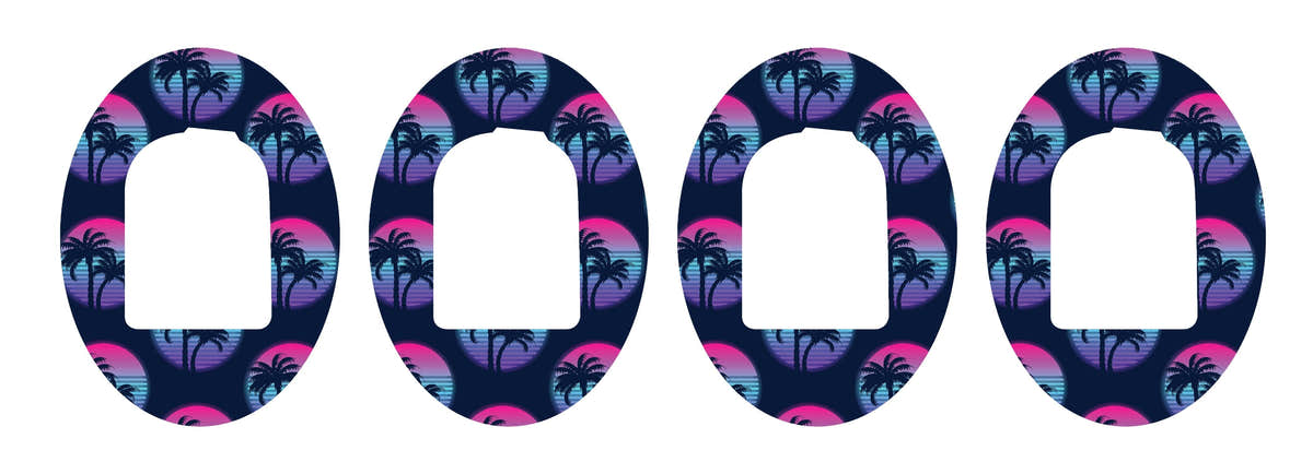 Neon Sunset Pod Patch Tape - Pump Peelz Neon Sunset Pod Patch Tape - Pump Peelz