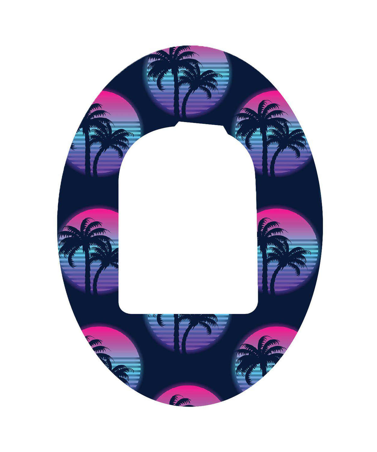Neon Sunset Pod Patch Tape - Pump Peelz Neon Sunset Pod Patch Tape - Pump Peelz
