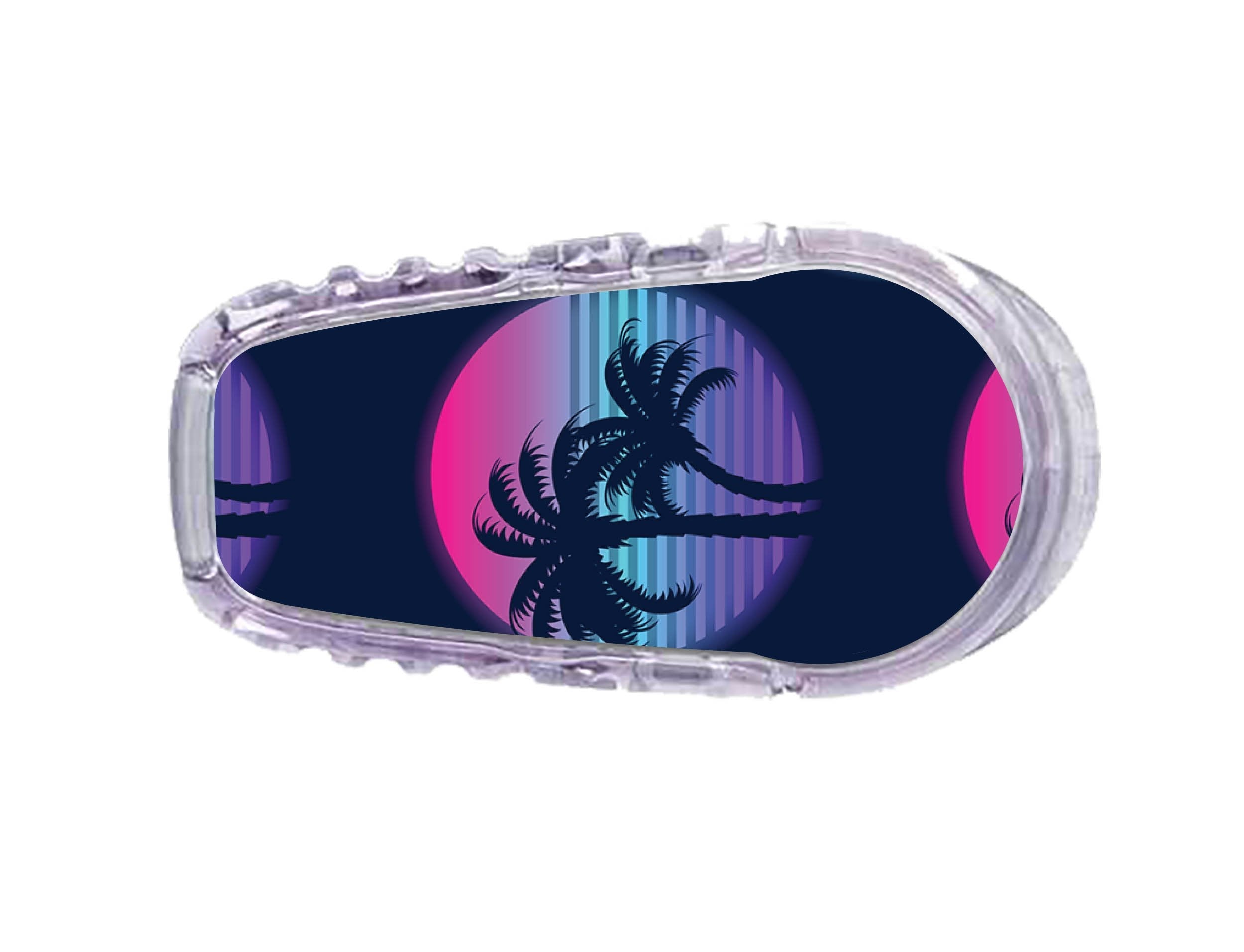 Neon Sunset Sticker Designed for the DEXCOM Transmitter Neon Sunset Sticker Designed for the DEXCOM Transmitter