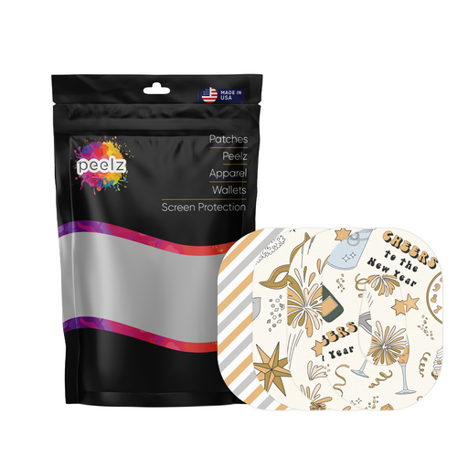 New Year's Variety Dexcom G6 Patch Tape - Pump Peelz New Year's Variety Dexcom G6 Patch Tape - Pump Peelz