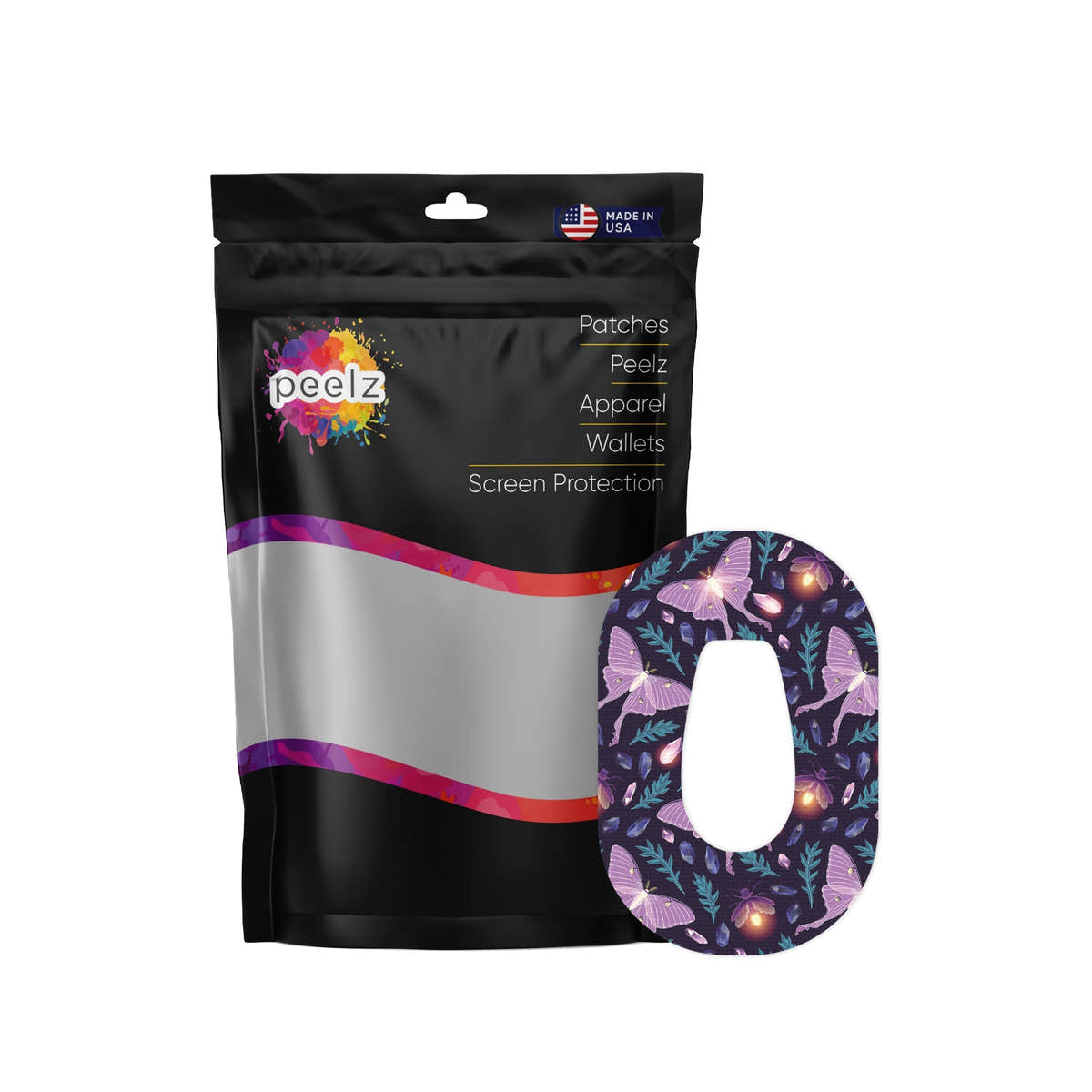Night Garden Dexcom G6 Patch Tape - Pump Peelz Night Garden Dexcom G6 Patch Tape - Pump Peelz