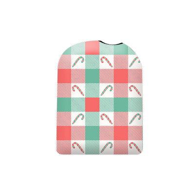 Peppermint Plaid Pod Sticker - Pump Peelz Peppermint Plaid Pod Sticker - Pump Peelz