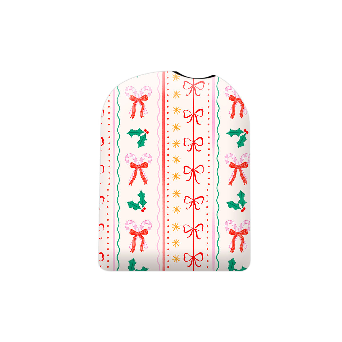 Holly Jolly Ribbon Pod Sticker - Pump Peelz Holly Jolly Ribbon Pod Sticker - Pump Peelz