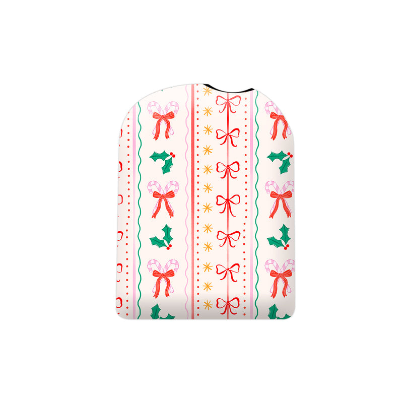 Holly Jolly Ribbon Pod Sticker - Pump Peelz Holly Jolly Ribbon Pod Sticker - Pump Peelz