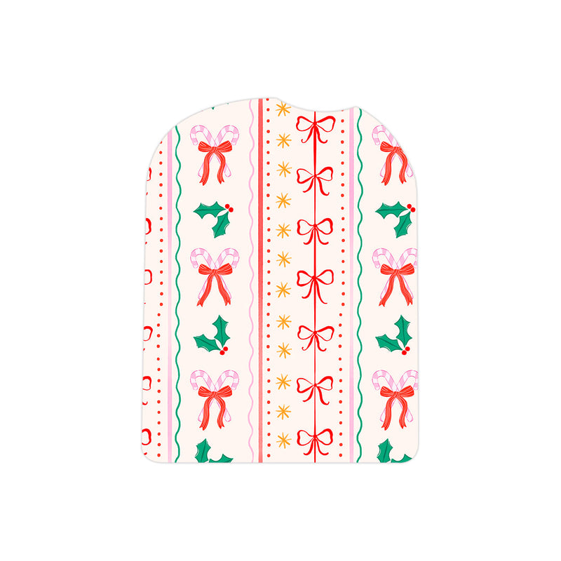 Holly Jolly Ribbon Pod Sticker - Pump Peelz Holly Jolly Ribbon Pod Sticker - Pump Peelz