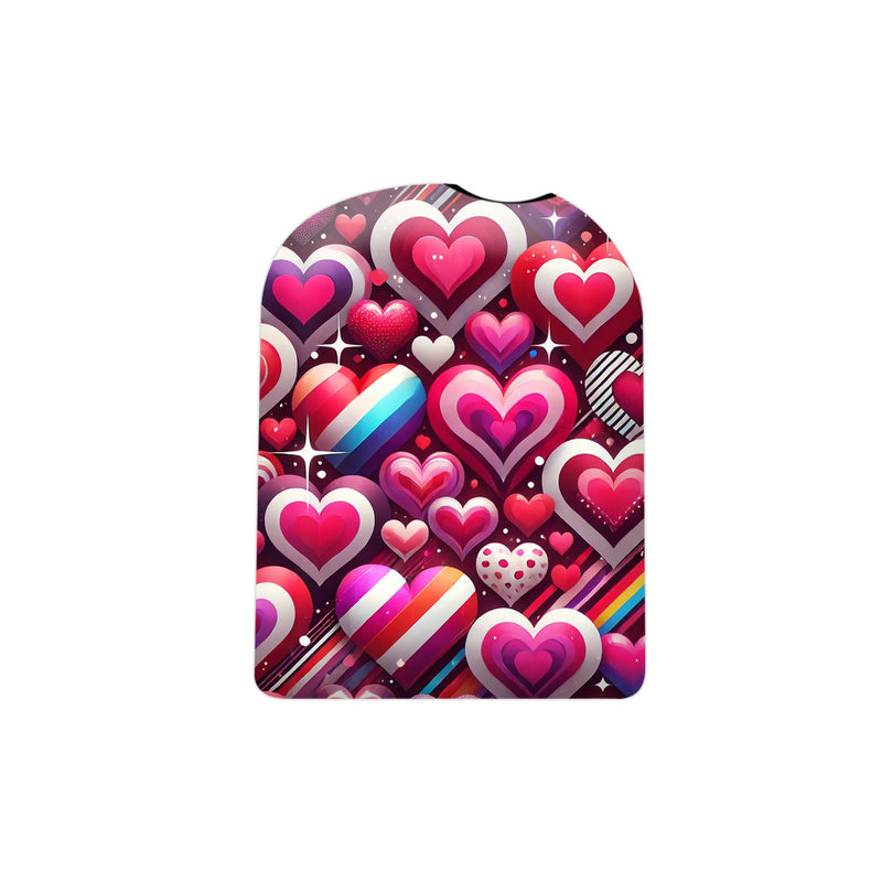 Sparkly Hearts Pod Sticker – Pump Peelz Sparkly Hearts Pod Sticker – Pump Peelz