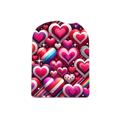 Sparkly Hearts Pod Sticker – Pump Peelz Sparkly Hearts Pod Sticker – Pump Peelz