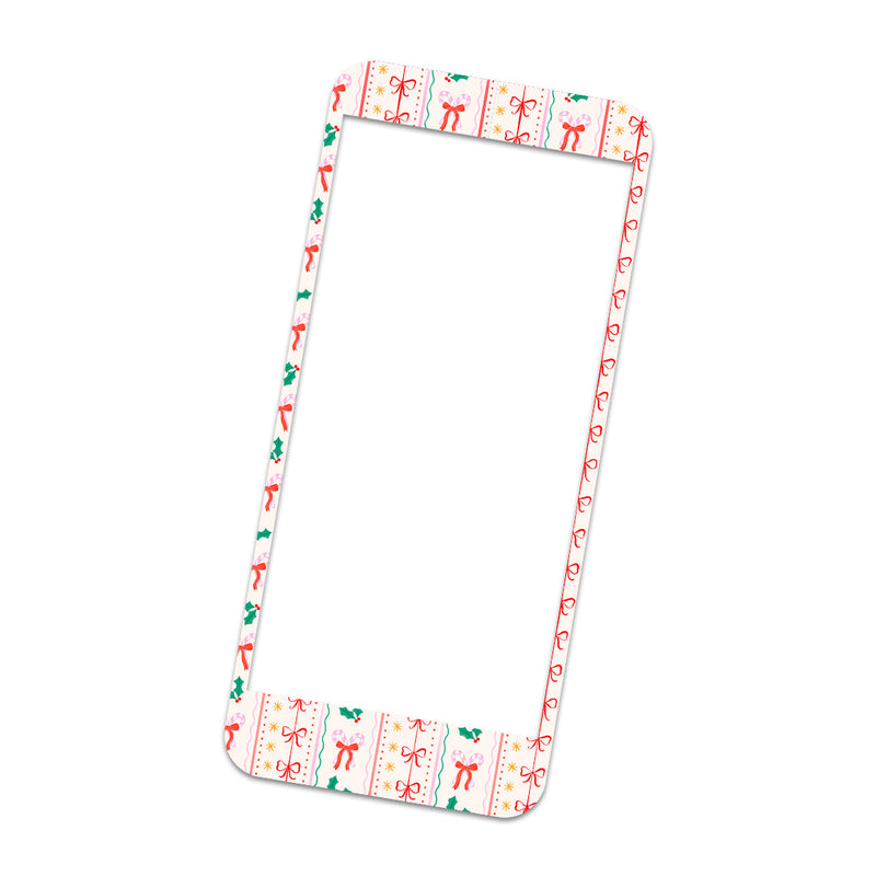 Holly Jolly Ribbon Sticker for Omnipod® 5 Controller – Pump Peelz Holly Jolly Ribbon Sticker for Omnipod® 5 Controller – Pump Peelz
