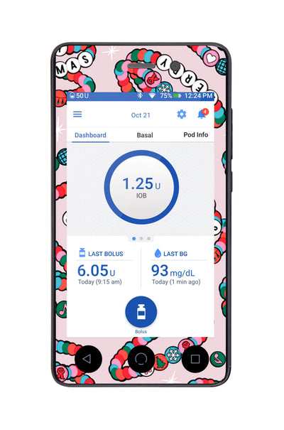 Merry Swiftmas Sticker for Omnipod DASH® PDM – Pump Peelz Merry Swiftmas Sticker for Omnipod DASH® PDM – Pump Peelz