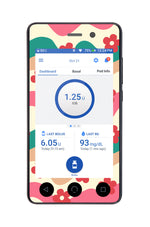 Retro Noel Sticker for Omnipod DASH® PDM – Pump Peelz Retro Noel Sticker for Omnipod DASH® PDM – Pump Peelz