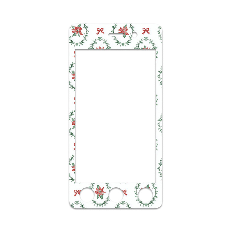 Poinsettia Parade Sticker for Omnipod DASH® PDM – Pump Peelz Poinsettia Parade Sticker for Omnipod DASH® PDM – Pump Peelz