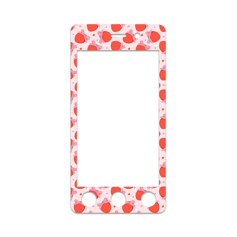 Strawberry Kisses Sticker for Omnipod® 5 Controller – Pump Peelz Strawberry Kisses Sticker for Omnipod® 5 Controller – Pump Peelz