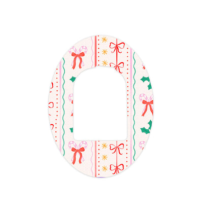 Holly Jolly Ribbon Pod Patch Tape - Pump Peelz Holly Jolly Ribbon Pod Patch Tape - Pump Peelz