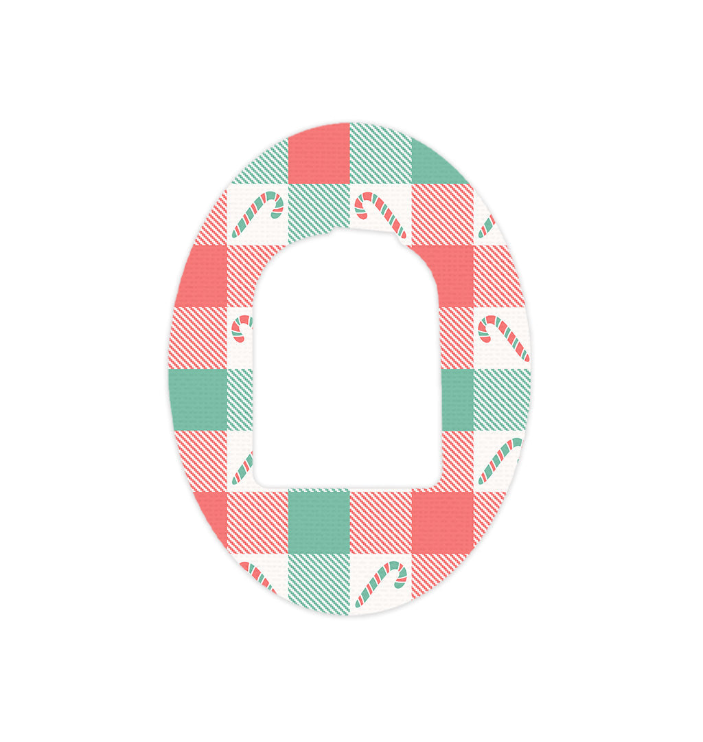 Peppermint Plaid Pod Patch Tape - Pump Peelz Peppermint Plaid Pod Patch Tape - Pump Peelz