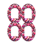 Sparkly Hearts Pod Patch Tape - Pump Peelz Sparkly Hearts Pod Patch Tape - Pump Peelz