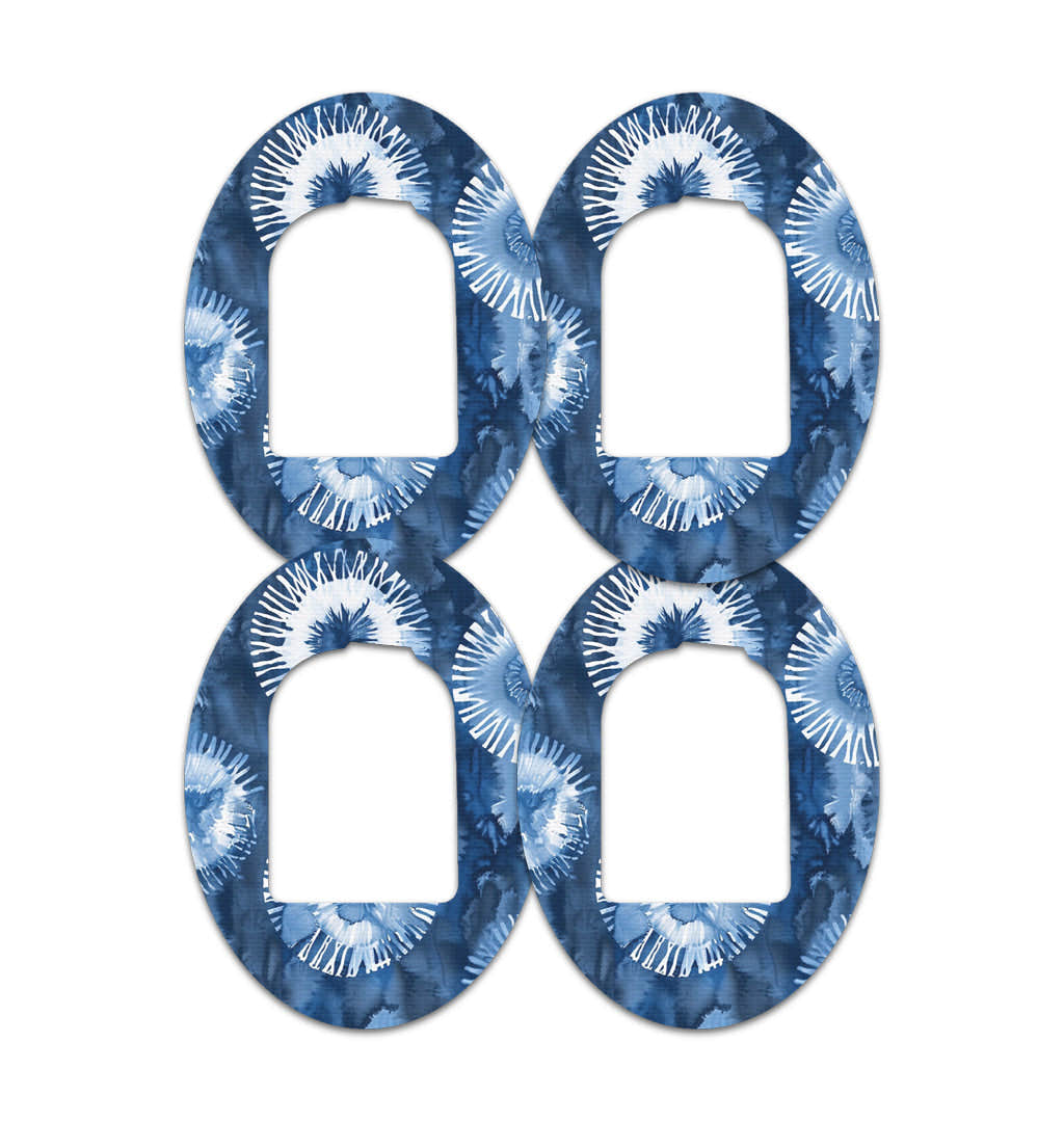 Monochrome Blue Tie Dye Pod Patch Tape - Pump Peelz Monochrome Blue Tie Dye Pod Patch Tape - Pump Peelz
