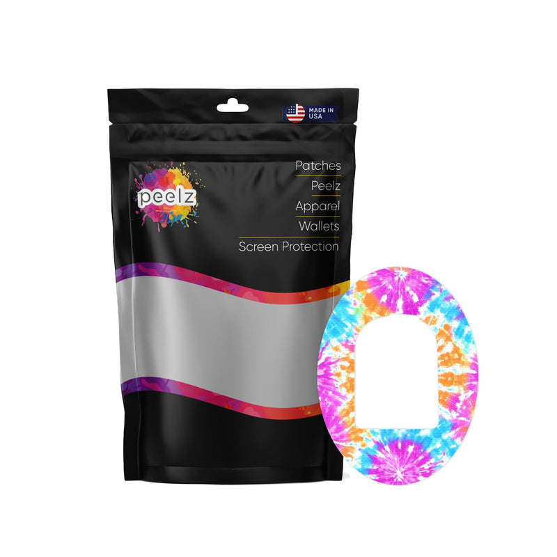 Neon Tie Dye Pod Patch Tape - Pump Peelz Neon Tie Dye Pod Patch Tape - Pump Peelz