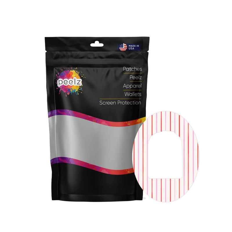 Peppermint Stripes Pod Patch Tape - Pump Peelz Peppermint Stripes Pod Patch Tape - Pump Peelz