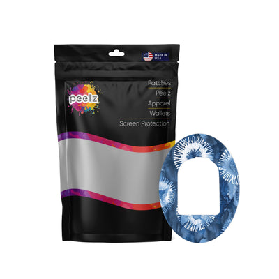 Monochrome Blue Tie Dye Pod Patch Tape - Pump Peelz Monochrome Blue Tie Dye Pod Patch Tape - Pump Peelz