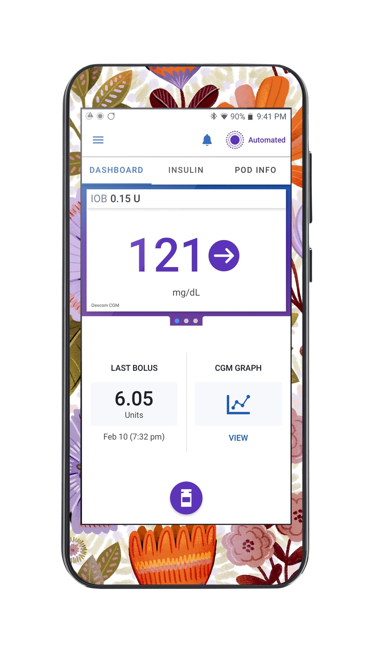 Autumn Meadow Sticker for Omnipod® 5 Controller – Pump Peelz Autumn Meadow Sticker for Omnipod® 5 Controller – Pump Peelz